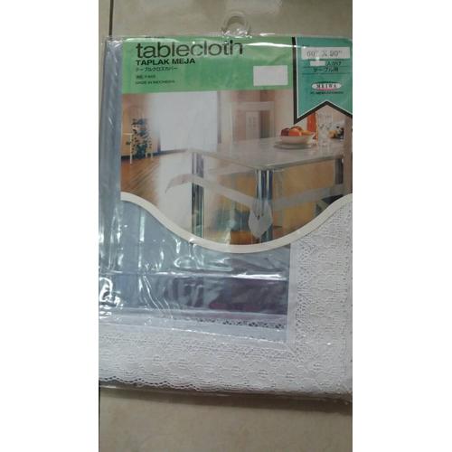 Foto Produk Taplak Meja Plastik Transparan Kotak 6-8 Kursi dari smartmoms-shop