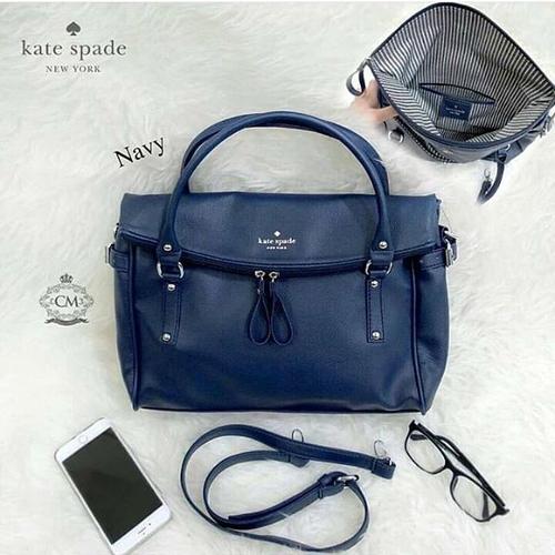 Foto Produk Tas wanita cewek branded fashion handbag Katespade KS Cobble Leslie dari abugo shop