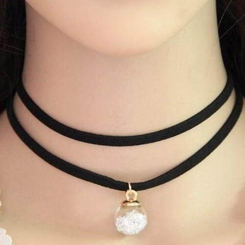 Foto Produk 023499 kalung choker ball white dari Kereta Narsis