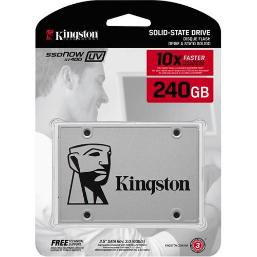 Foto Produk Kingston SSDNow UV400 240GB 2.5" ( 10 times faster than a 7200RPM HDD) dari Takkii_Shop