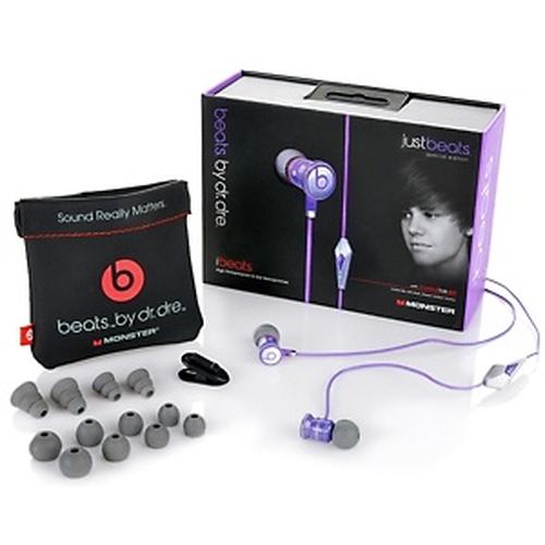 Foto Produk Justbeats Earphone Beats by Dr Dre OEM (ibeats with control talk) ungu dari Elenna-Store