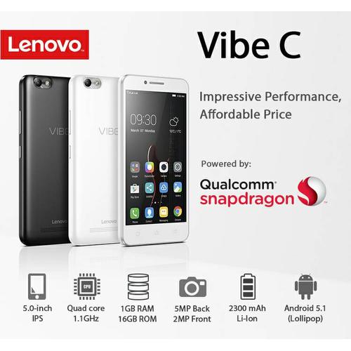 Jual Hp Lenovo A2020 Vibe C 4g Lte 16gb Ram 1gb New Garansi Lenovo Kota Jambi Xiauti88 Tokopedia