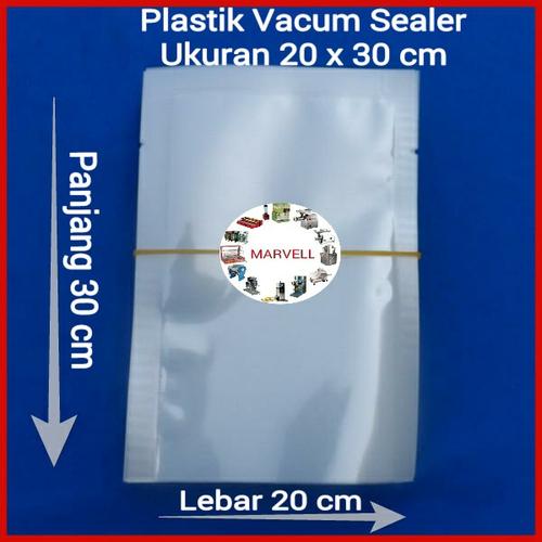 Foto Produk Plastik Vacuum 20x30 cm, Vacum Bag Plastic Vakum Sealer 50 lembar dari marvell