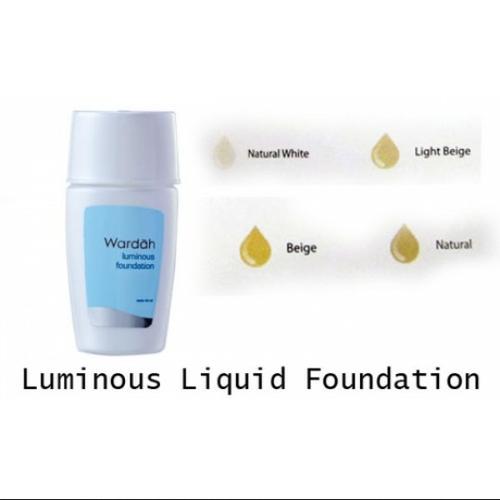 foundation glowing wardah