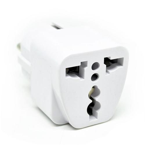 Foto Produk unik EU 2 Round Plug Adapter to Universal 3 Pin Plug Travel unik dari hoon payon
