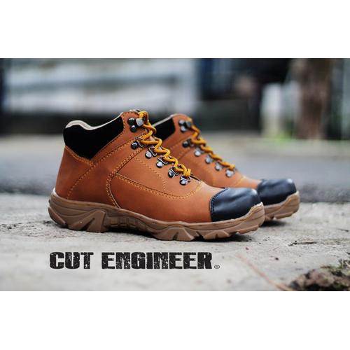Foto Produk Sepatu Pria Cut Engineer Safety Boots Great Brown Leather dari Cut Engineer