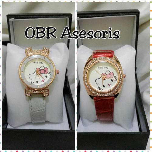 Gambar Jam tangan Perempuan Hello Kitty dari OBR Asesoris Jakarta Timur Tokopedia