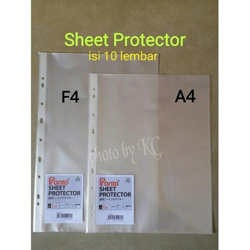 Foto Produk ATK0061 (F4-10lembar) Sheet Protector Pronto Plastik Pelindung File dari KC Wholesale