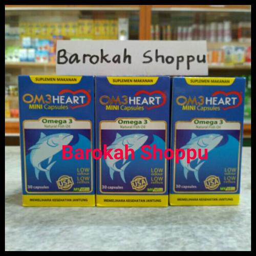 Jual obat jantung Minyak Ikan Omega 3 OM3 Heart mini Capsule - Kota Jambi -  Barokah Shoppu | Tokopedia