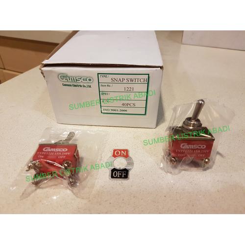 Jual Camsco Toggle Switch 1221 (4 Kaki, ON OFF) - Jakarta Barat ...