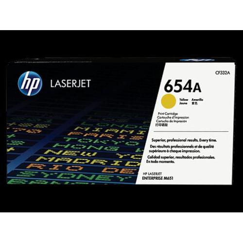 Foto Produk TONER HP 654 A YELLOW LASERJET CARTRIDGE CF 332 A dari Moch_AlkaitsulStationery