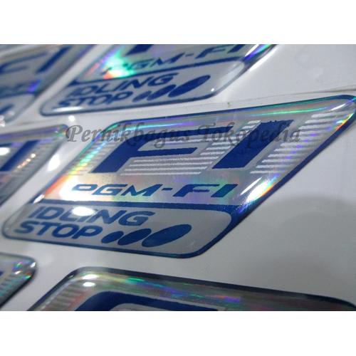 Gambar 4 Pcs Emblem PGM-Fi ISS Idling Stop Imitasi KW Stiker Logo Honda FI F1 dari Pernik Bagus Kota Denpasar Tokopedia
