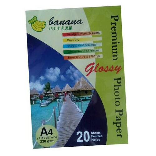 Foto Produk Kertas Foto Glossy Merk Banana dari Kreatifitas-Keterampilan