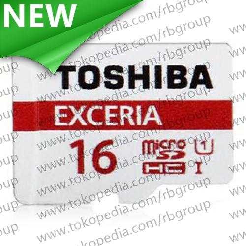 Foto Produk Toshiba Exceria MicroSDHC UHS-I Class 10 48MB/s 16GB - THN-M301R0160C4 dari Rumah Bandung Group