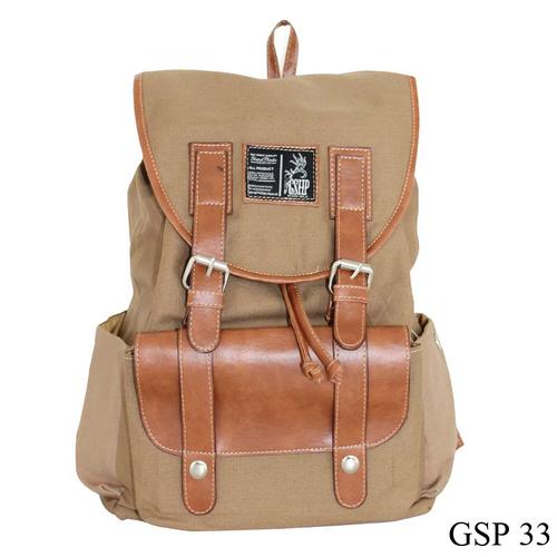 Foto Produk Tas Trendy Modis Keren Canvas Coklat GSP 33 dari Gudang Fashion
