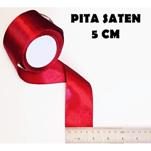 Foto Produk PITA SATIN MERAH MAROON 2 INCH dari EmoliteFashion