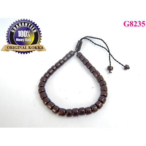 Foto Produk G8235 gelang kayu kokka warna hitam / kokkah / koka / kokah - Hitam dari Bungas Gemstone