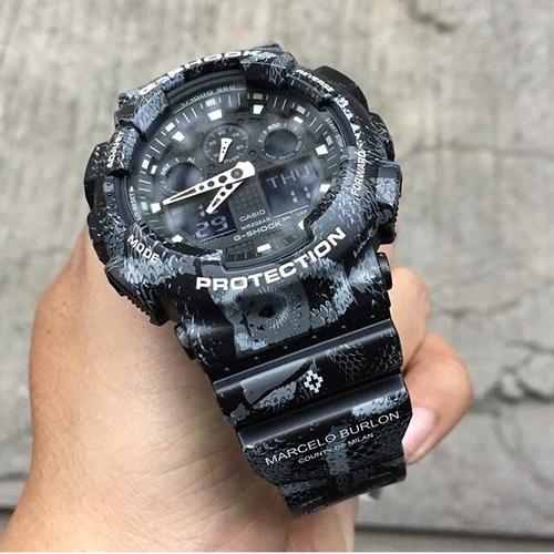 Jual G Shock GA 100MRB x Marcelo Burlon Jakarta Pusat Gosycho