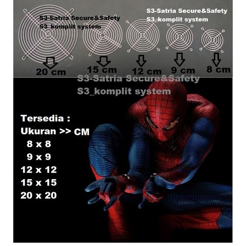 Foto Produk JARING COOLING FAN 20CM - Jaring fan 20 cm dari S3-Satria Secure&Safety