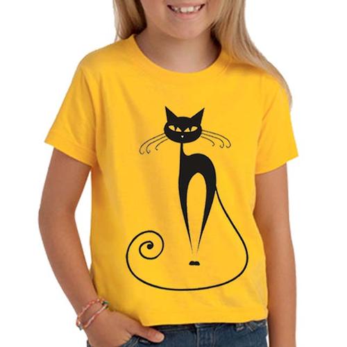 Jual sz graphics/black cat/t shirt anak 