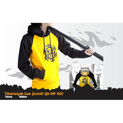 Jual One Piece - Jaket Anime Trafalgar Law Yellow Jacket Hoodie (JA OP 02)  - Kab. Bantul - Loversshop | Tokopedia