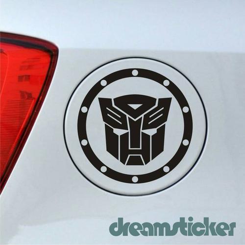 Jual Sticker Stiker Tutup Tangki Mobil Transformer Autobot - Putih ...