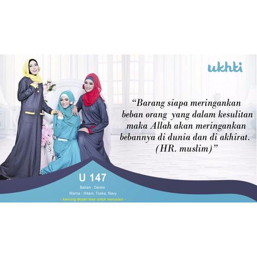 Foto Produk Ukhti Gamis U 147 dari Shabrina Shoppe