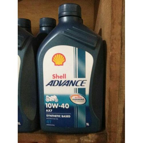 Foto Produk Oli Motor SHELL ADVANCE 10W-40 AX7 1 Liter dari Samudra Motor Spare Part