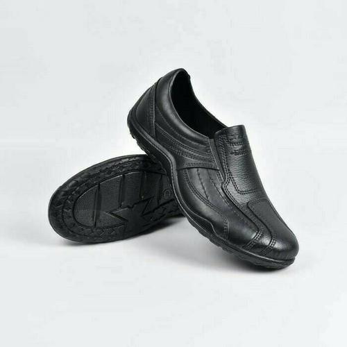 Foto Produk AB375 Sepatu Pria Pro ATT AB 375 Murah Karet Motif Jahitan Sekolah - Hitam, 41 dari Toko Buka