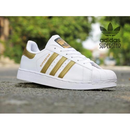 adidas superstar sneakers in black and white