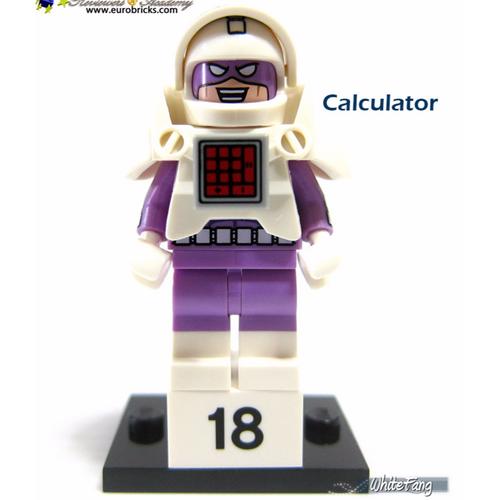 Gambar LEGO Minifigures Series Batman Movie-Calculator Minifigure Seri #18 dari Double Di undefined Tokopedia