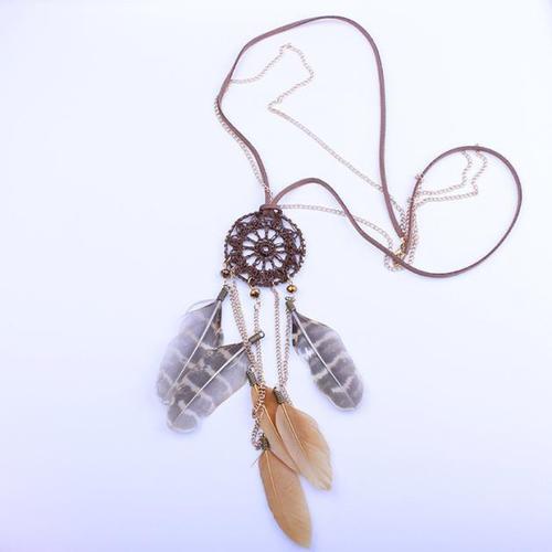 Jual Dreamcatcher feather feathers hand 