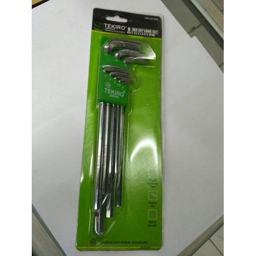 Foto Produk Kunci L Set panjang Tekiro 8pcs / Kunci L Set Long Tekiro 8pcs dari TRISAKTI JAYA ABADI
