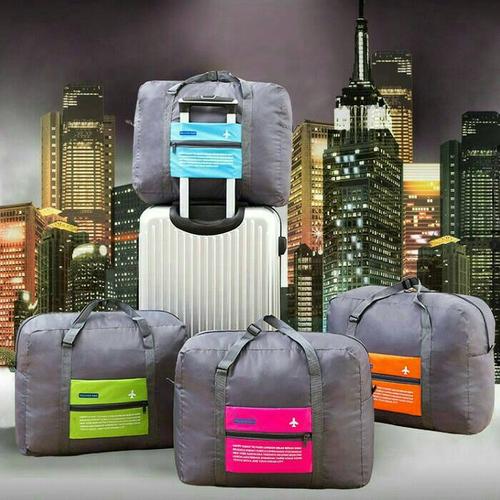 Foto Produk foldable waterfrof travel bag 32L / tas koper traveling ukuran 32L - BLUE dari AZISTA SHOP