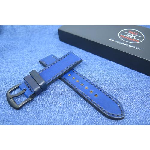 Foto Produk Tali Jam Tangan Biru Vortex Handmade dari Tali Jam Tangan!com