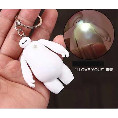 Foto Produk Gantungan Kunci Lampu Baymax Suara I Love You Keychain Big Hero 6 Tas dari Baranguniku