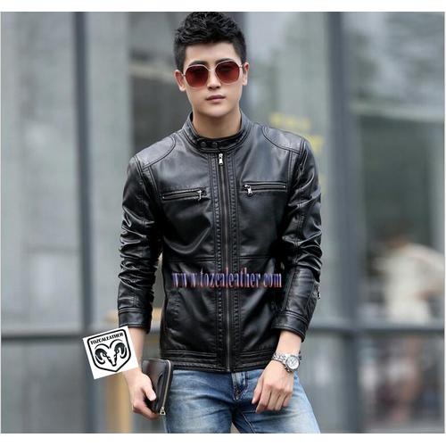 Gambar Jaket Motor Asli Kulit P607 dari alphaleather Kab. Garut Tokopedia