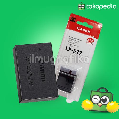 Foto Produk battery baterai canon LP-E17 EOS 750D 760D DSLR ORIGINAL ORI dari ilmu grafika