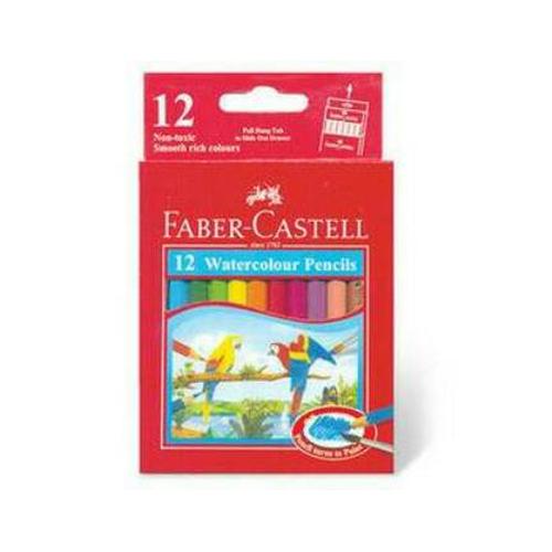 Foto Produk Pensil Warna Faber Castell 12 Watercolour Pencils dari HEARTBEAT SNACK BANDUNG