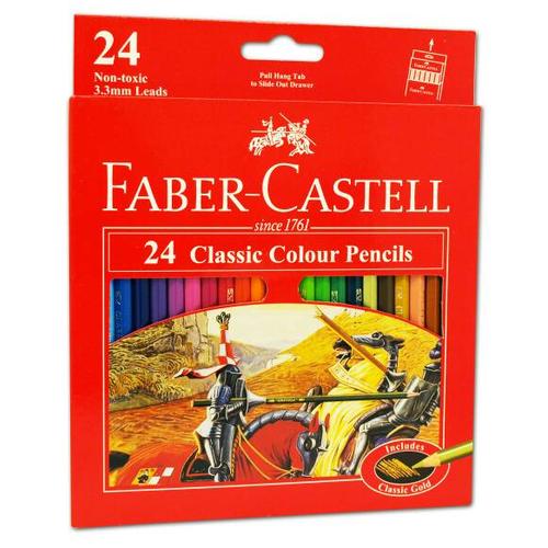 Foto Produk Pensil Warna Faber Castell 24 Classic dari HEARTBEAT SNACK BANDUNG