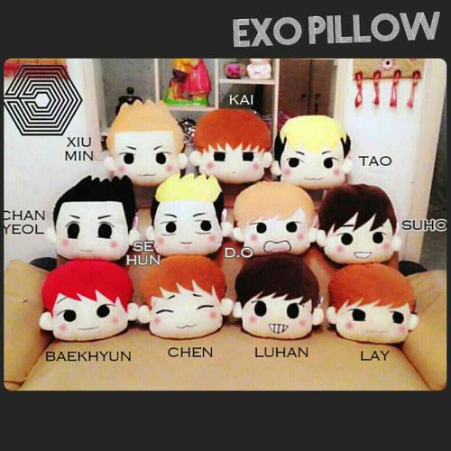 Foto Produk Boneka Bantal EXO K-POP dari HEARTBEAT SNACK BANDUNG