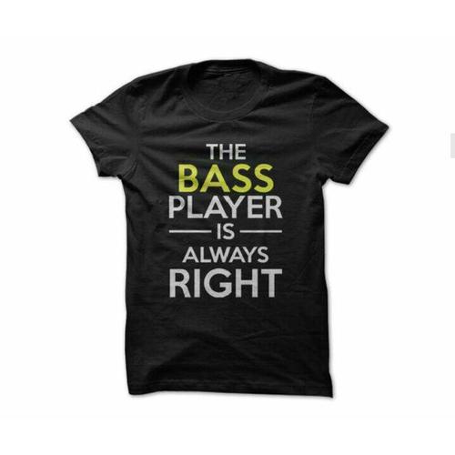 Jual kaos bass player/tshirt/t-shirt 