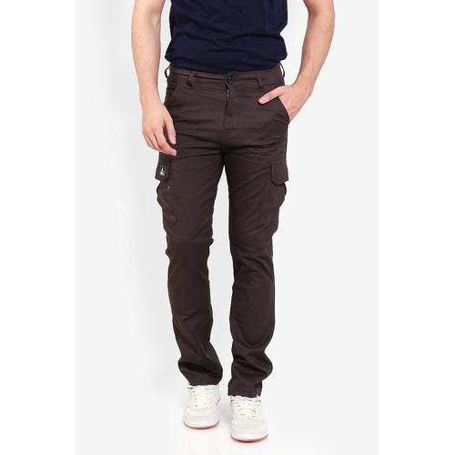 Cargo Pants Dark Brown - Cokelat, 36 