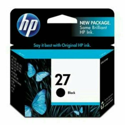 Jual TINTA PRINTER HP 27 BLACK ORIGINAL 