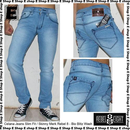 Jual Celana Jeans Rebel Eight blue - Kab. Bandung - Brasco 88 | Tokopedia