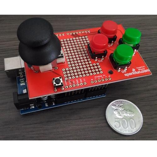 Gambar PCB ARDUINO JOYSTICK BOARD SHIELD KIT + Package No. 2 (BELUM DISOLDER) dari Klinik Robot undefined Tokopedia