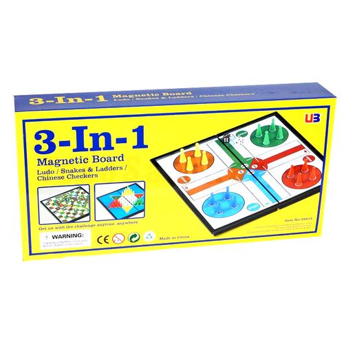 Foto Produk Magnetic Board Game 3 In 1 Ludo, Halma, Ular Tangga Murah dari ciustoys