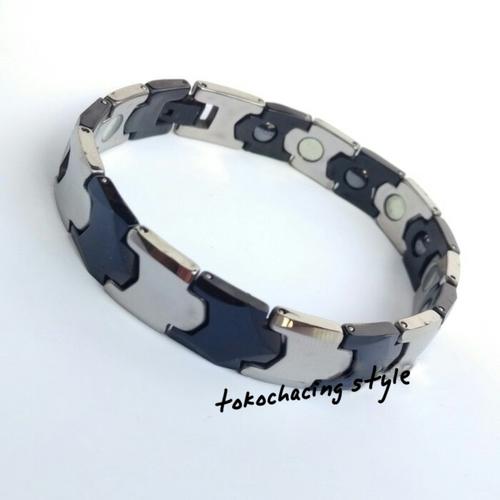 Foto Produk gelang pria / gelang kesehatan / gelang bio magnetik dari tokochacing