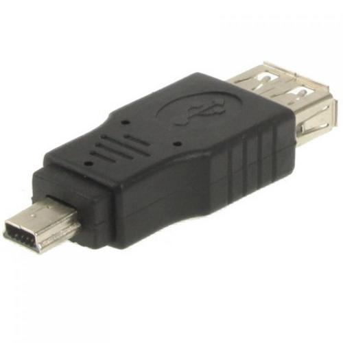 Foto Produk USB female to Mini Converter Kabel connector betina ke MiniUSB 5Pin dari Top Rated Seller