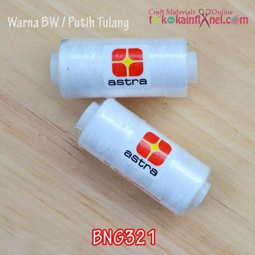 Foto Produk BNG321 Benang Jahit Astra - BW / Putih Tulang dari Toko Kain Flanel dot com